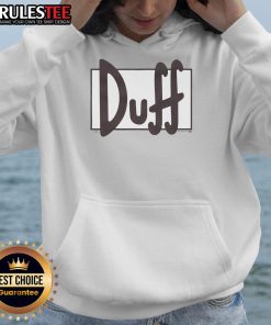 Nice The Simpsons Duff Beer lightweight hoodie featuring iconic Duff Beer logo, perfect for fans of the show.