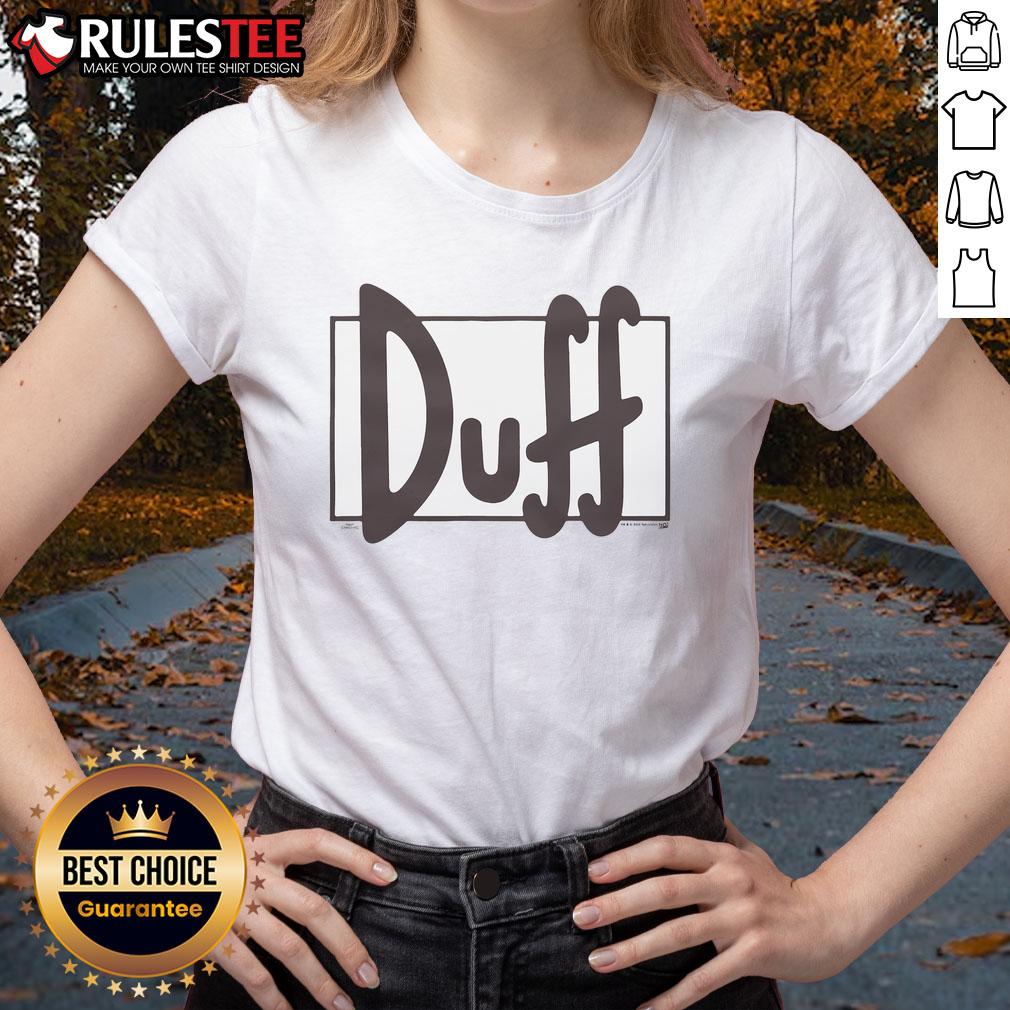 Nice The Simpsons Duff Beer Lightweight Ladies Tee Nice The Simpsons Duff Beer Lightweight Ladies Tee featuring vibrant graphics for fans of the iconic animated series.