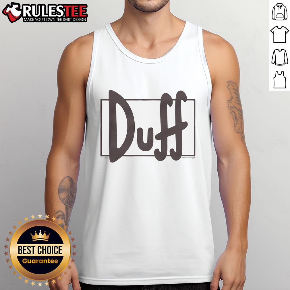 Nice The Simpsons Duff Beer Lightweight Tank Top Nice the Simpsons Duff Beer lightweight tank top featuring iconic graphics and a comfortable fit for fans of the show.