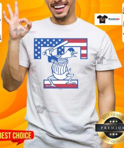 Nice Toledo Mud Hens patriotic home cap soft t-shirt featuring vibrant colors and team logo, perfect for fans.