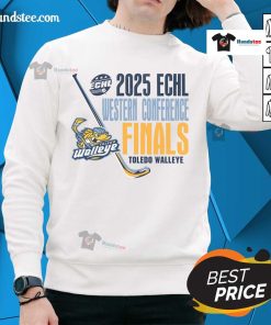 Nice Toledo Walleye sweatshirt featuring Landry from the Western Conference Finals, showcasing team spirit and style.