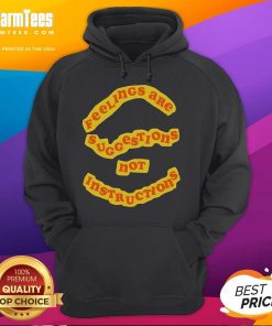 Nice Tyler Spangler Feelings Are Suggestions hoodie featuring colorful graphic design and bold text for a stylish look.