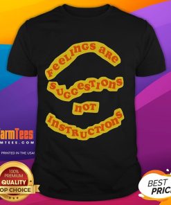 Nice Tyler Spangler Feelings Are Suggestions T-Shirt featuring vibrant colors and unique graphic design.