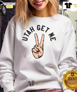 Cozy Nice Utah Get Me Two sweatshirt in a stylish design, perfect for chilly days and showcasing Utah pride.