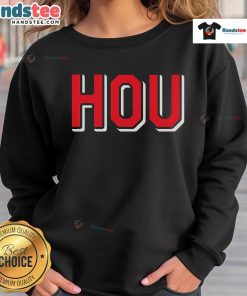 Cozy Houston city sweatshirt featuring 'Nice Where I'm From' design, perfect for showing local pride and style.