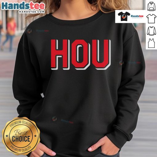 Cozy Houston city sweatshirt featuring 'Nice Where I'm From' design, perfect for showing local pride and style.