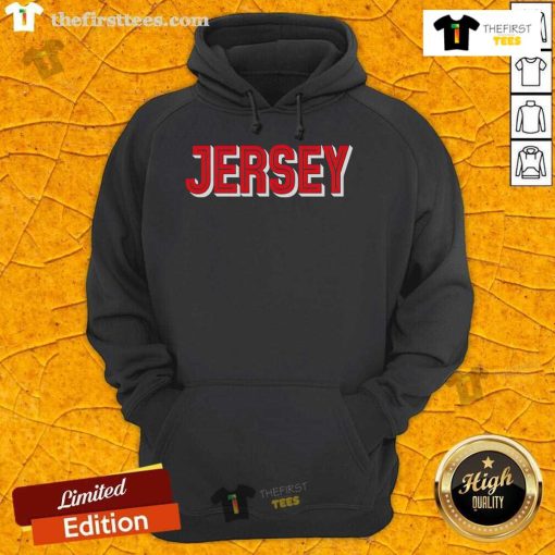 Alt Text: Men's New Jersey hoodie with 'Nice Where I'm From' design, perfect for casual wear and showcasing local pride.