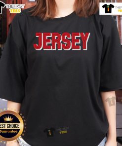 Men's New Jersey ladies tee featuring 'Nice Where I'm From' graphic for casual, stylish wear in NJ.