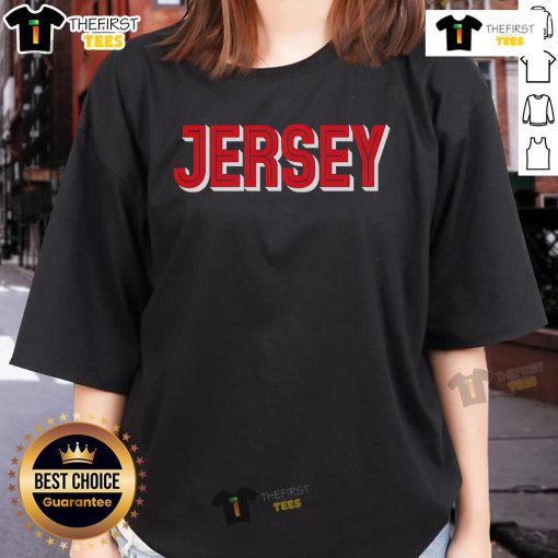Men's New Jersey ladies tee featuring 'Nice Where I'm From' graphic for casual, stylish wear in NJ.