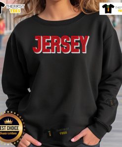 Men's New Jersey sweatshirt featuring 'Nice Where I'm From' design, perfect for casual wear and showcasing local pride.
