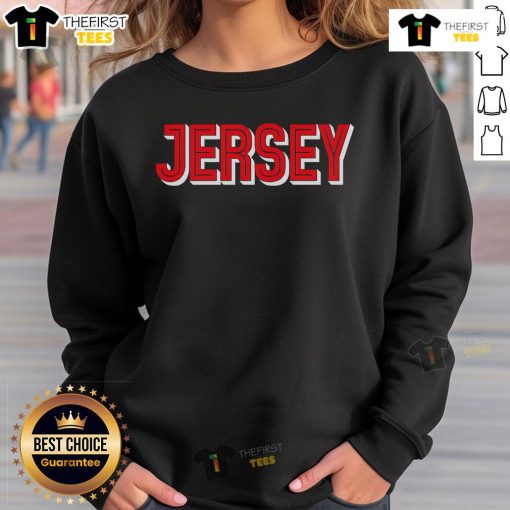 Men's New Jersey sweatshirt featuring 'Nice Where I'm From' design, perfect for casual wear and showcasing local pride.