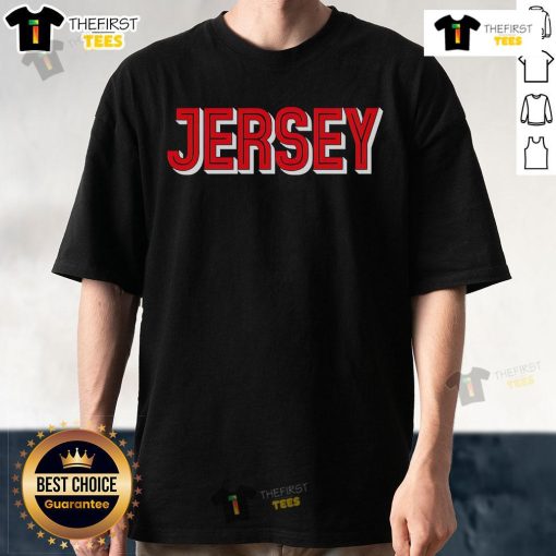 Men's New Jersey T-Shirt with 'Nice Where I'm From' slogan, perfect for showcasing state pride and casual style.