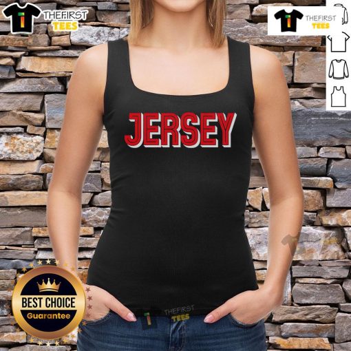 Men's New Jersey tank top featuring 'Nice Where I'm From' design, perfect for casual summer wear and showcasing local pride.