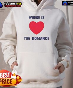 Cozy 'Nice Where Is The Heart' romance hoodie in soft fabric, perfect for casual outings and expressing love.