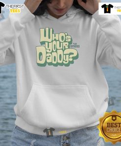 Alt Text: Nice Who's Your Daddy yellow logo hoodie 2025 featuring a vibrant design perfect for casual wear.
