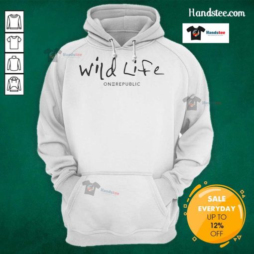 OneRepublic hoodie featuring a vibrant Nice Wildlife design, perfect for fans of the band and nature lovers alike.