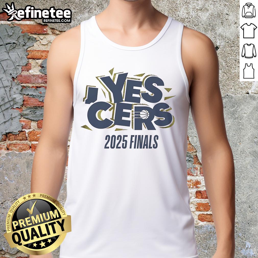 Nice Yes 'Cers 2025 Finals Indiana Pacers Nba Champions Tank Top Nice Yes Cers 2025 Finals Indiana Pacers NBA Champions tank top showcasing team pride and championship spirit.