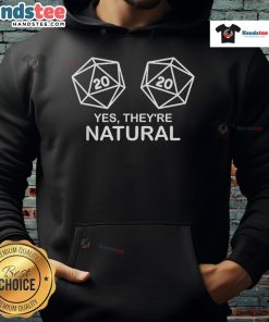 Nice Yes They're Natural Hoodie in a stylish design, perfect for casual wear and showcasing eco-friendly fashion.