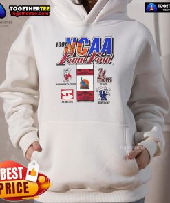 Official 1996 NCAA Final Four logo hoodie featuring vibrant colors and iconic tournament design for basketball fans.