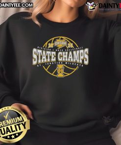 St. Ignatius Wildcats sweatshirt celebrating the 2025 OHSAA Boys Volleyball D1 State Champions, featuring team logo and colors.