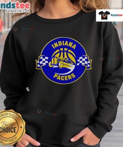2025 Pacers Racers Special Edition Sweatshirt featuring bold team logo and comfortable design for fans.