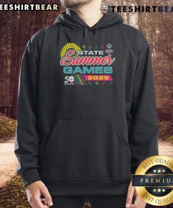 Alt Text: Official 2025 SOOH State Summer Games Hoodie featuring vibrant colors and logo, perfect for athletes and supporters.
