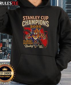 2025 Stanley Cup Championship Florida Panthers hoodie, celebrating the team's legacy since 1993.
