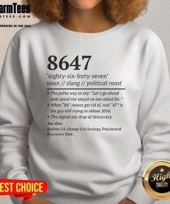 Alt Text: Anti-Trump Taco Sweatshirt featuring bold graphics and humorous design, perfect for political satire and activism.