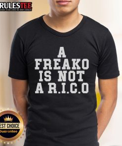 Official A Freako Is Not A Rico T-Shirt featuring bold graphics and a trendy design for fans of unique fashion.