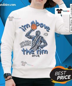 Official A Tribe Called Quest X Orlando Magic sweatshirt featuring 'Im Above The Rim' design, perfect for hip-hop fans.