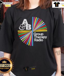 Official Above & Beyond Group Therapy Radio Ladies Tee featuring a stylish design for fans of electronic music.