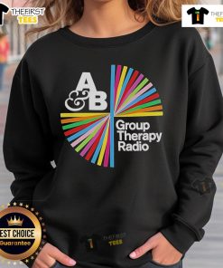Official Above & Beyond Group Therapy Radio sweatshirt featuring logo design, perfect for fans and music lovers.