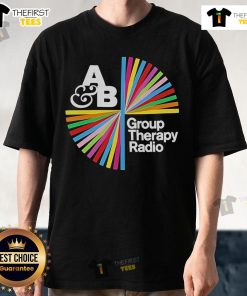 Official Above & Beyond Group Therapy Radio T-Shirt featuring logo design, perfect for fans of electronic music and the group.