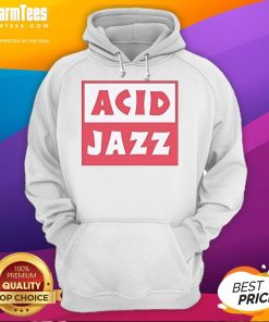 Alt Text: Official Acid Jazz logo hoodie featuring vibrant graphics on a stylish design, perfect for music lovers and fashion enthusiasts.