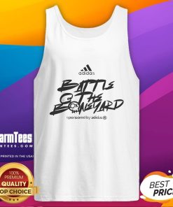 Alt Text: Official Adidas Battle at the Boneyard 2025 tank top featuring bold graphics and a stylish athletic design.