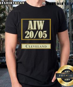Official AIW 20 05 Cleveland T-Shirt featuring bold graphics and a stylish design for wrestling fans.