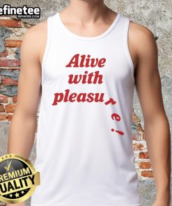 Official Alive With Pleasure Tank Top in vibrant colors, perfect for summer fashion and casual wear.