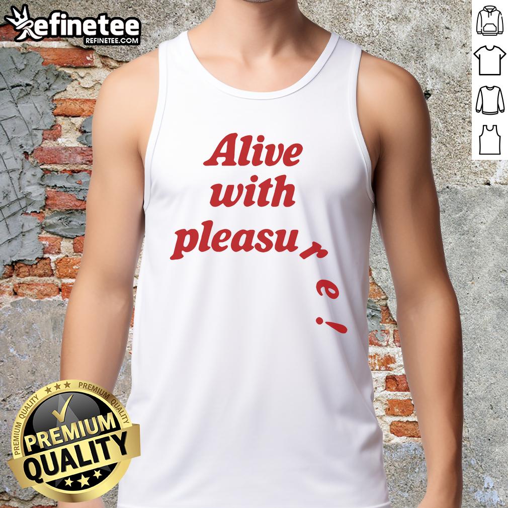 Official Alive With Pleasure Tank Top Official Alive With Pleasure Tank Top in vibrant colors, perfect for summer fashion and casual wear.
