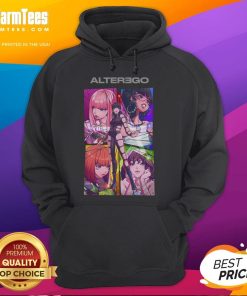 Official Alter Ego Comic Collage Hoodie featuring vibrant comic art and unique designs for fans of graphic novels.