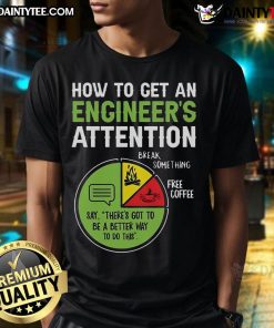 Official An Engineer's Guide To Attention T-Shirt featuring a creative design for engineering enthusiasts.