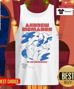 Official Andrew McMahon in the Wilderness Falling in My Dreams tank top featuring vibrant artwork and stylish design.