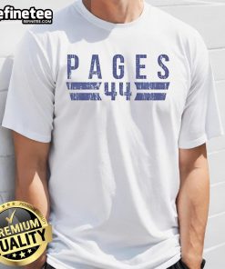 Alt Text: Official Andy Pages 44 Los Angeles D Font Vintage T-Shirt featuring a retro design and stylish graphics.