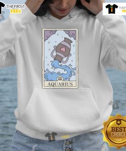 Official Aquarius Card Hoodie featuring zodiac design, perfect for astrology fans and stylish comfort.