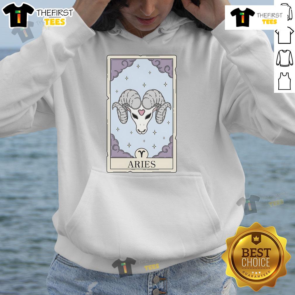 Official Aries Card Hoodie Official Aries Card Hoodie featuring zodiac design, perfect for astrology enthusiasts and stylish comfort wear.
