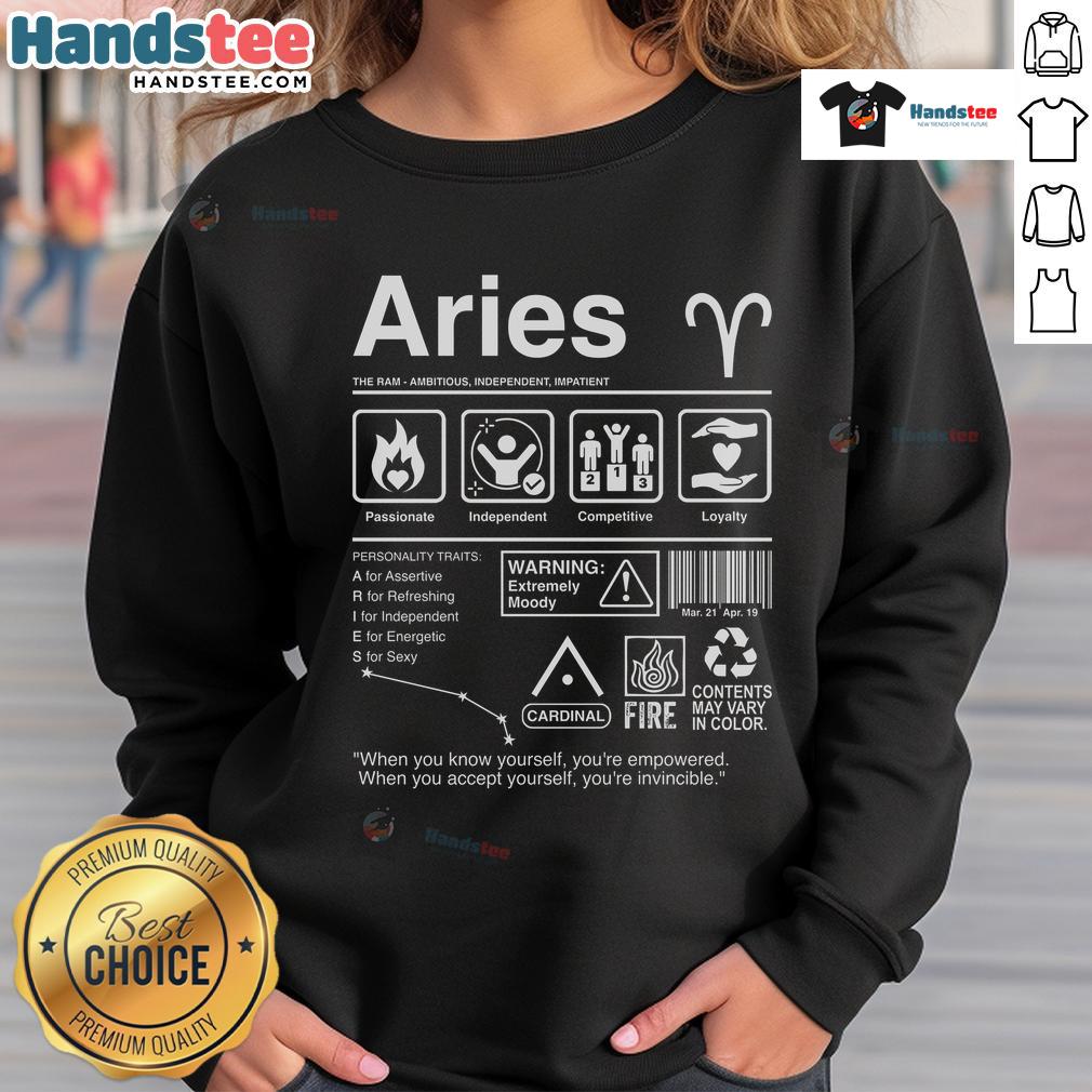Official Aries Label Sweatshirt Official Aries Label Sweatshirt in stylish design, showcasing bold branding and comfortable fit for casual wear.