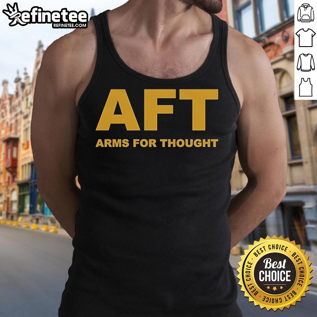 Official Arms For Thought Aft Logo Tank Top Official Arms For Thought (AFT) logo tank top featuring a stylish design for casual wear and active lifestyle.