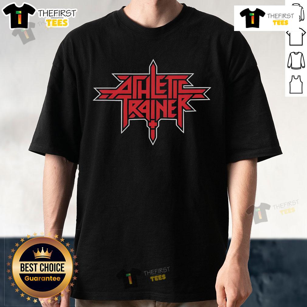 Official Athletic Metal Trainer T Shirt Official Athletic Metal Trainer T-Shirt showcasing a stylish design ideal for workouts and casual wear.