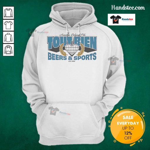 Official Average Bien Pils University hoodie, perfect for sports fans, established 2021, featuring vibrant university branding.