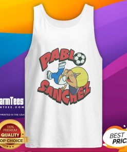 Official Backyard Soccer Pablo Sanchez Tank Top featuring vibrant graphics and a comfortable fit for soccer fans.