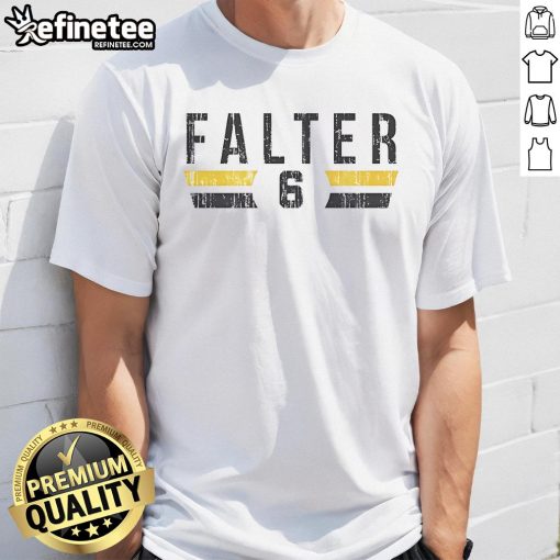 Official Bailey Falter 6 Pittsburgh Vintage T-Shirt featuring a classic design in team colors for fans of Pittsburgh sports.